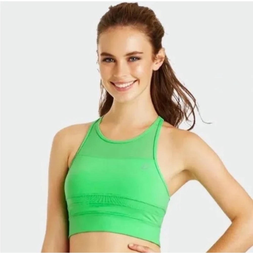 Lorna Jane Vibrant Green Sports Bra